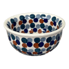 Polish Pottery 4.5" Bowl (Fall Confetti) | M082U-BM01 at PolishPotteryOutlet.com