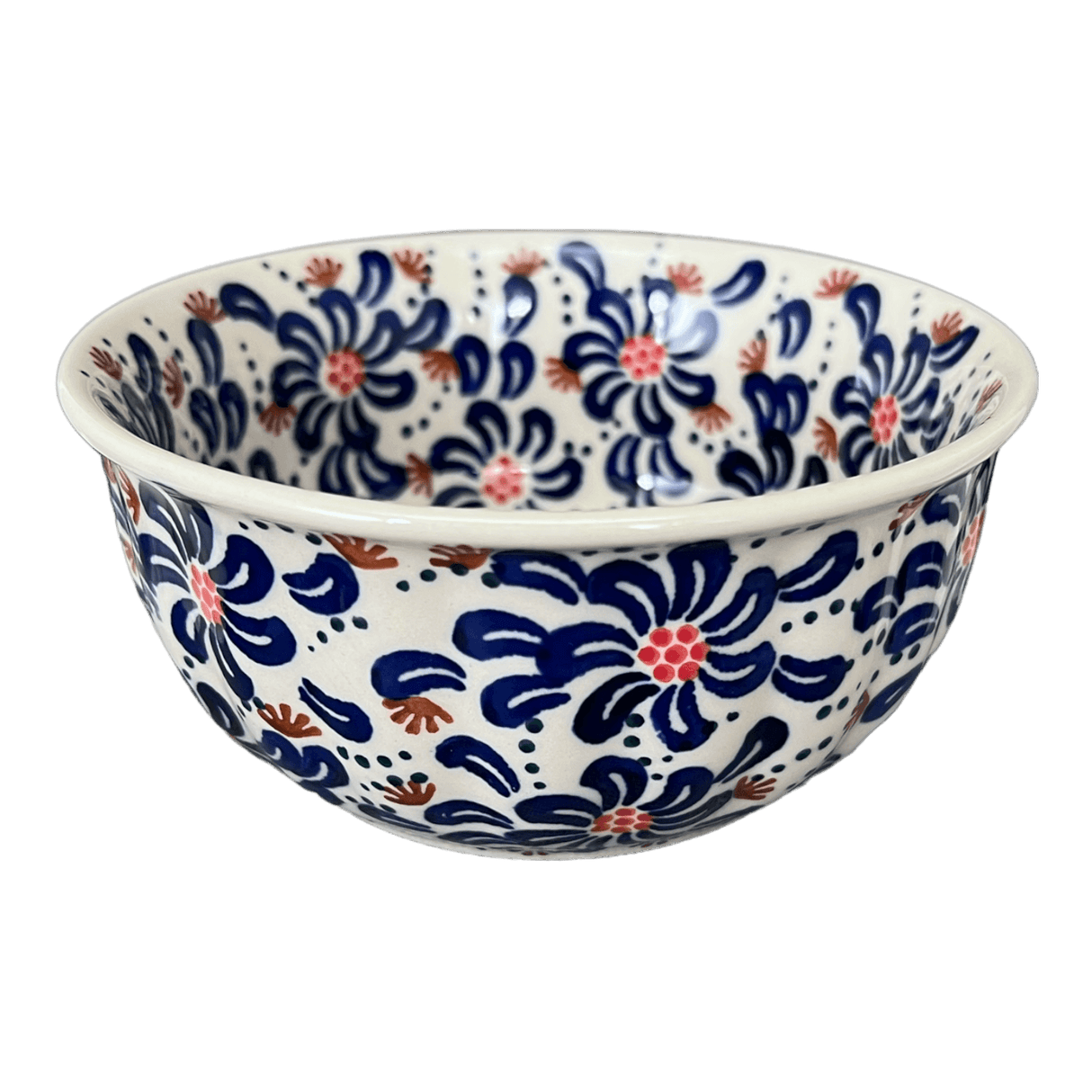 Bowl, Round, 4.5" in "Floral Fireworks" by Manufaktura | M082U-BSAS