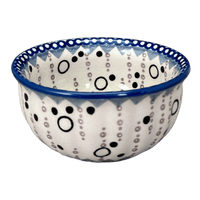 A picture of a Polish Pottery 4.5" Bowl (Bubble Blast) | M082U-IZ23 as shown at PolishPotteryOutlet.com/products/4-5-bowl-bubble-blast-m082u-iz23