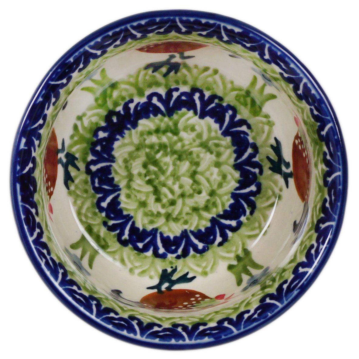 Bowl, Round, 4.5" in "Chicken Dance" by Manufaktura | M082U-P320