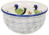 Polish Pottery 4.5" Bowl (Ducks in a Row) | M082U-P323 at PolishPotteryOutlet.com