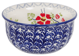 Bowl, Round, 4.5" in "Floral Grid" by Manufaktura | M082U-TAB2