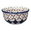 Polish Pottery 4.5" Bowl (Diamond Blossoms) | M082U-ZP03 at PolishPotteryOutlet.com