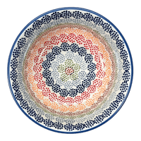 A picture of a Polish Pottery 5.5" Bowl (Speckled Rainbow) | M083M-AS37 as shown at PolishPotteryOutlet.com/products/5-5-bowl-speckled-rainbow-m083m-as37