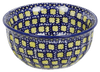 Polish Pottery 5.5" Bowl (Iris) | M083S-BAM at PolishPotteryOutlet.com