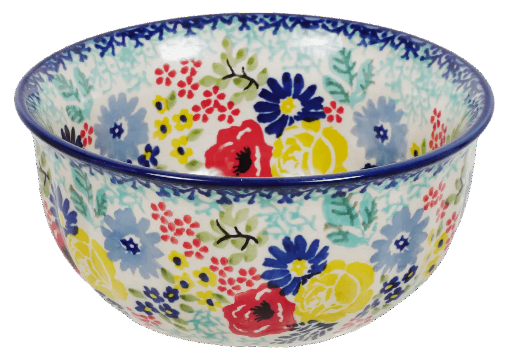 Bowl, Round, 5.5" in "Garden Party" by Manufaktura | M083S-BUK1