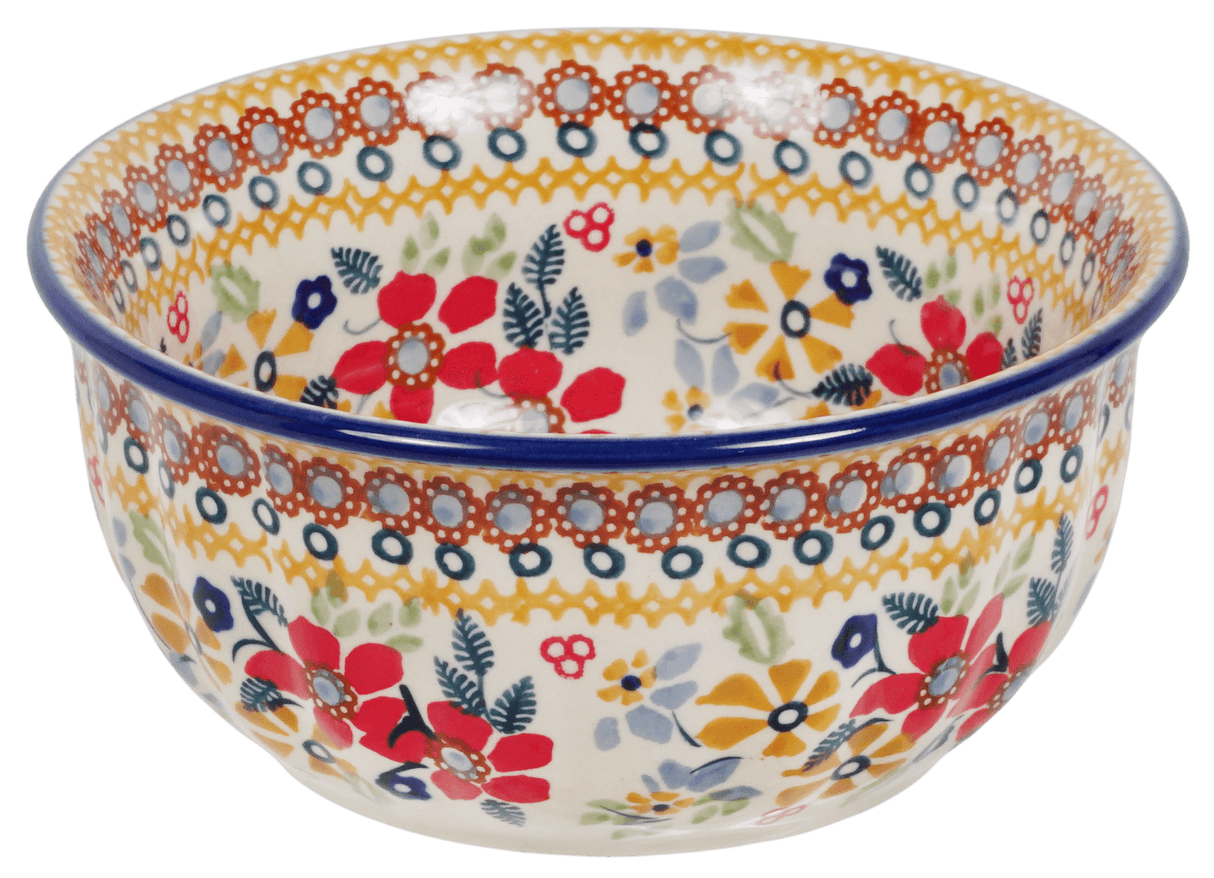 Bowl, Round, 5.5" in "Ruby Duet" by Manufaktura | M083S-DPLC