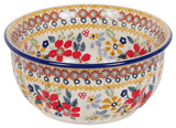 Bowl, Round, 5.5" in "Ruby Duet" by Manufaktura | M083S-DPLC