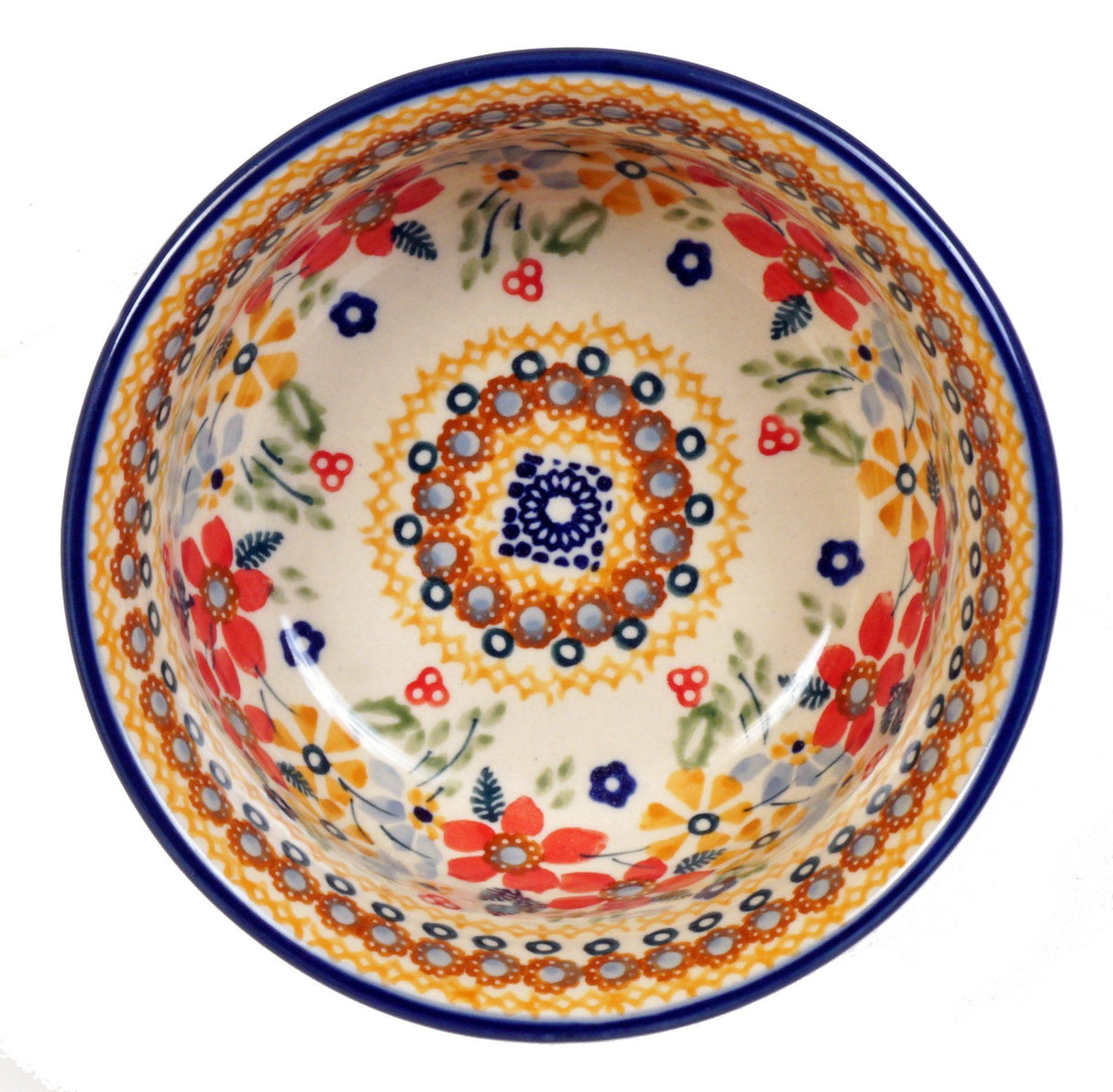Bowl, Round, 5.5" in "Ruby Duet" by Manufaktura | M083S-DPLC
