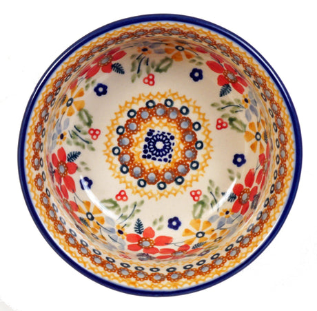 Bowl, Round, 5.5" in "Ruby Duet" by Manufaktura | M083S-DPLC