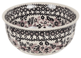 Bowl, Round, 5.5" in "Duet in Black & Grey" by Manufaktura | M083S-DPSC