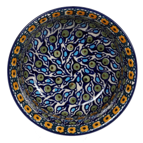 Polish Pottery 5.5" Bowl (Olive Orchard) | M083S-DZ Additional Image at PolishPotteryOutlet.com