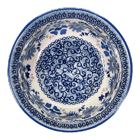 Polish Pottery 5.5" Bowl (Blue Life) | M083S-EO39 Additional Image at PolishPotteryOutlet.com