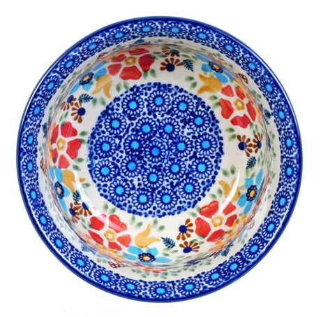 Bowl, Round, 5.5" in "Festive Flowers" by Manufaktura | M083S-IZ16