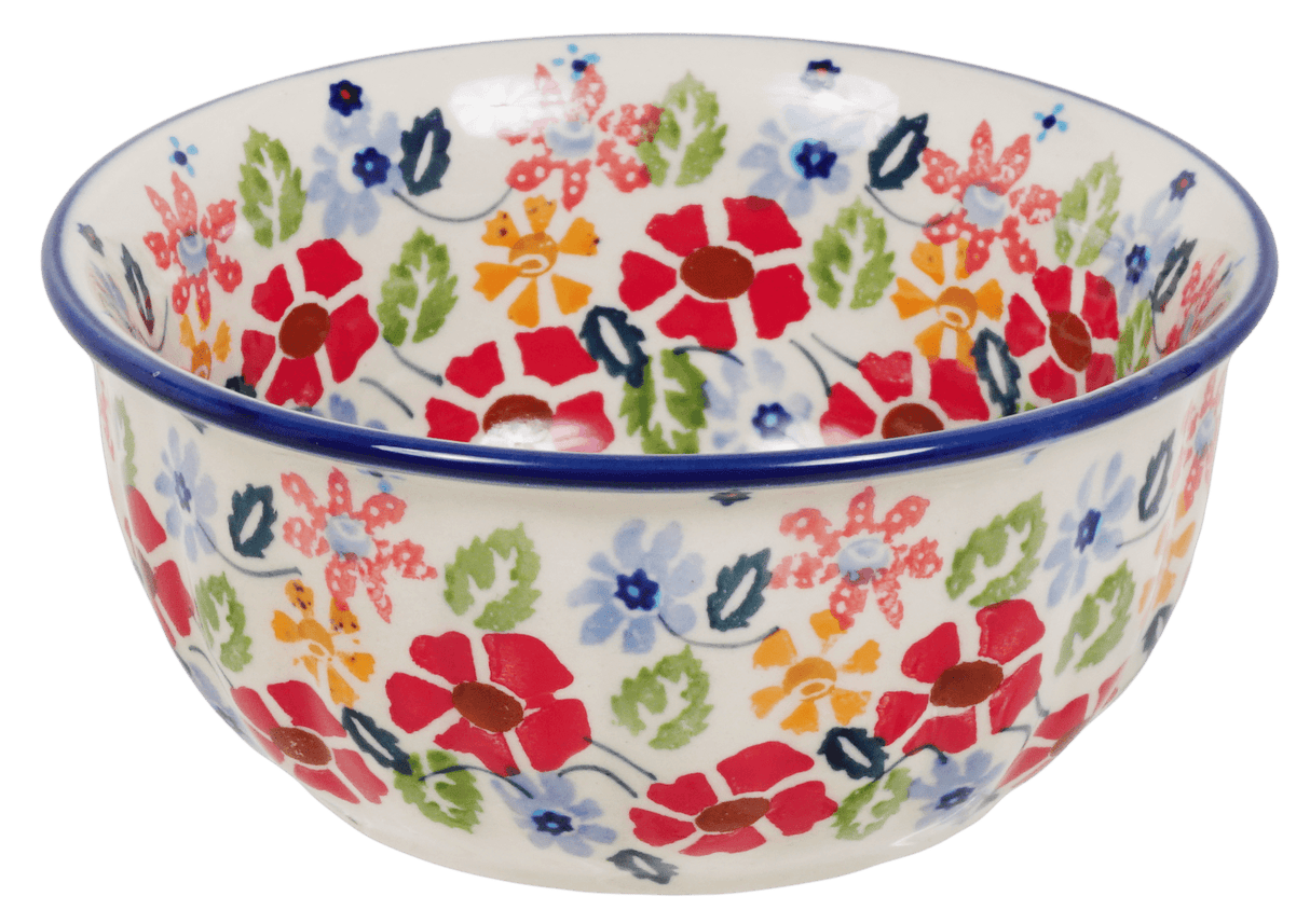 Bowl, Round, 5.5" in "Brilliant Bouquet" by Manufaktura | M083S-J113