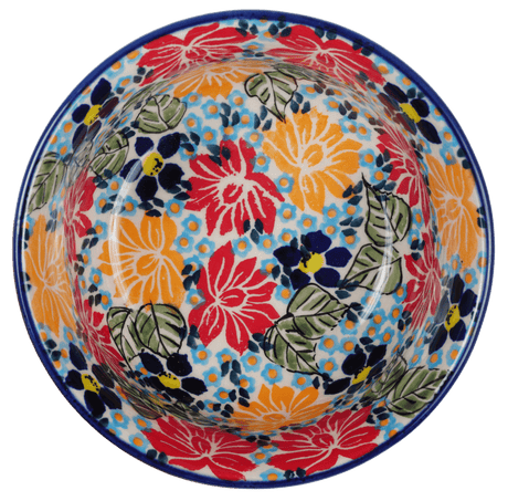 Bowl, Round, 5.5" in "Evening Bouquet" by Manufaktura | M083S-KS02