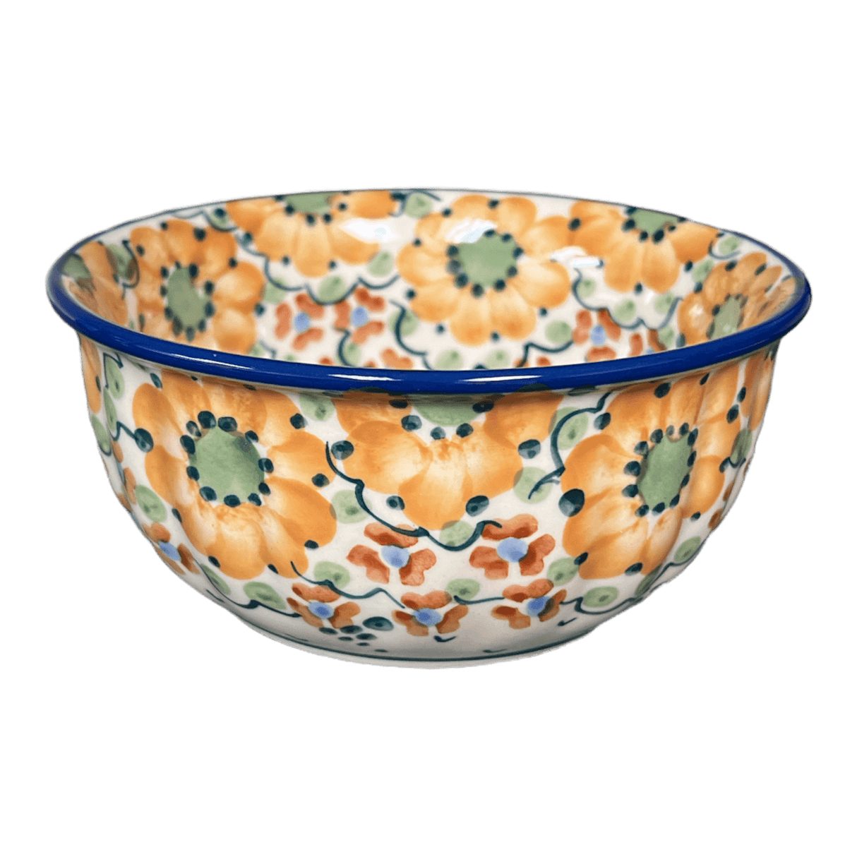 Bowl, Round, 5.5" in "Autumn Harvest" by Manufaktura | M083S-LB