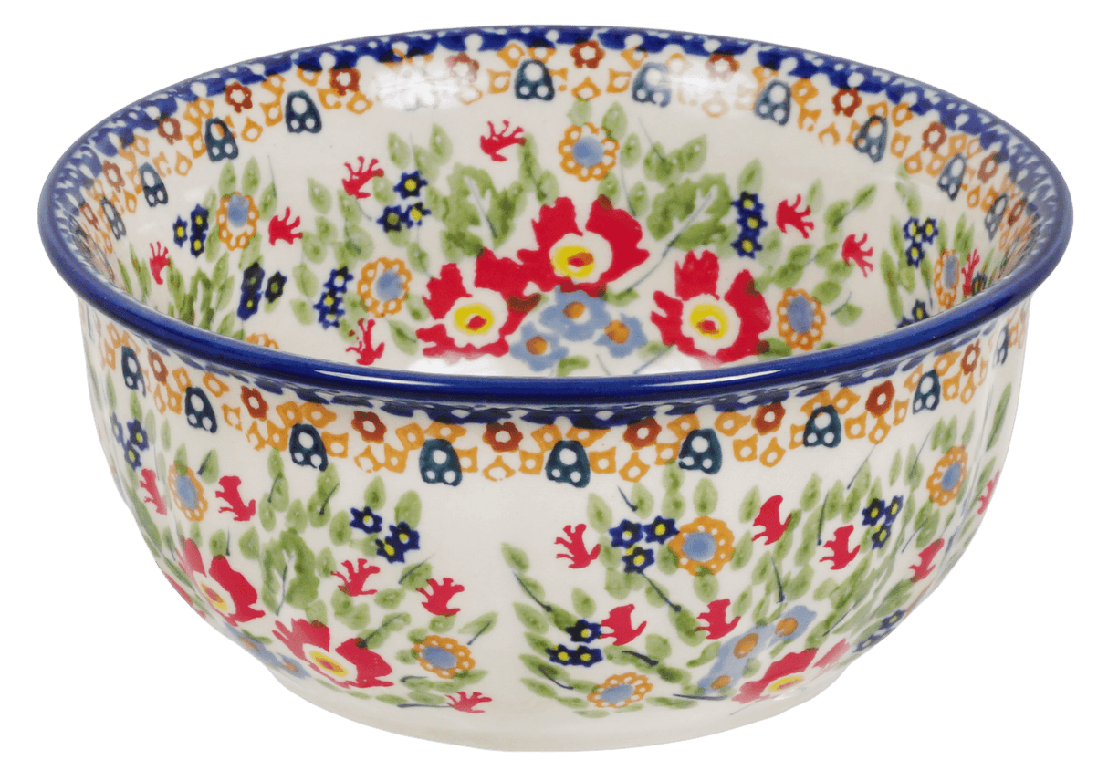 Bowl, Round, 5.5" in "Poppy Persuasion" by Manufaktura | M083S-P265