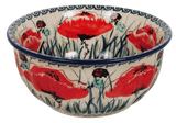 Bowl, Round, 5.5" in "Poppy Paradise" by Manufaktura | M083S-PD01