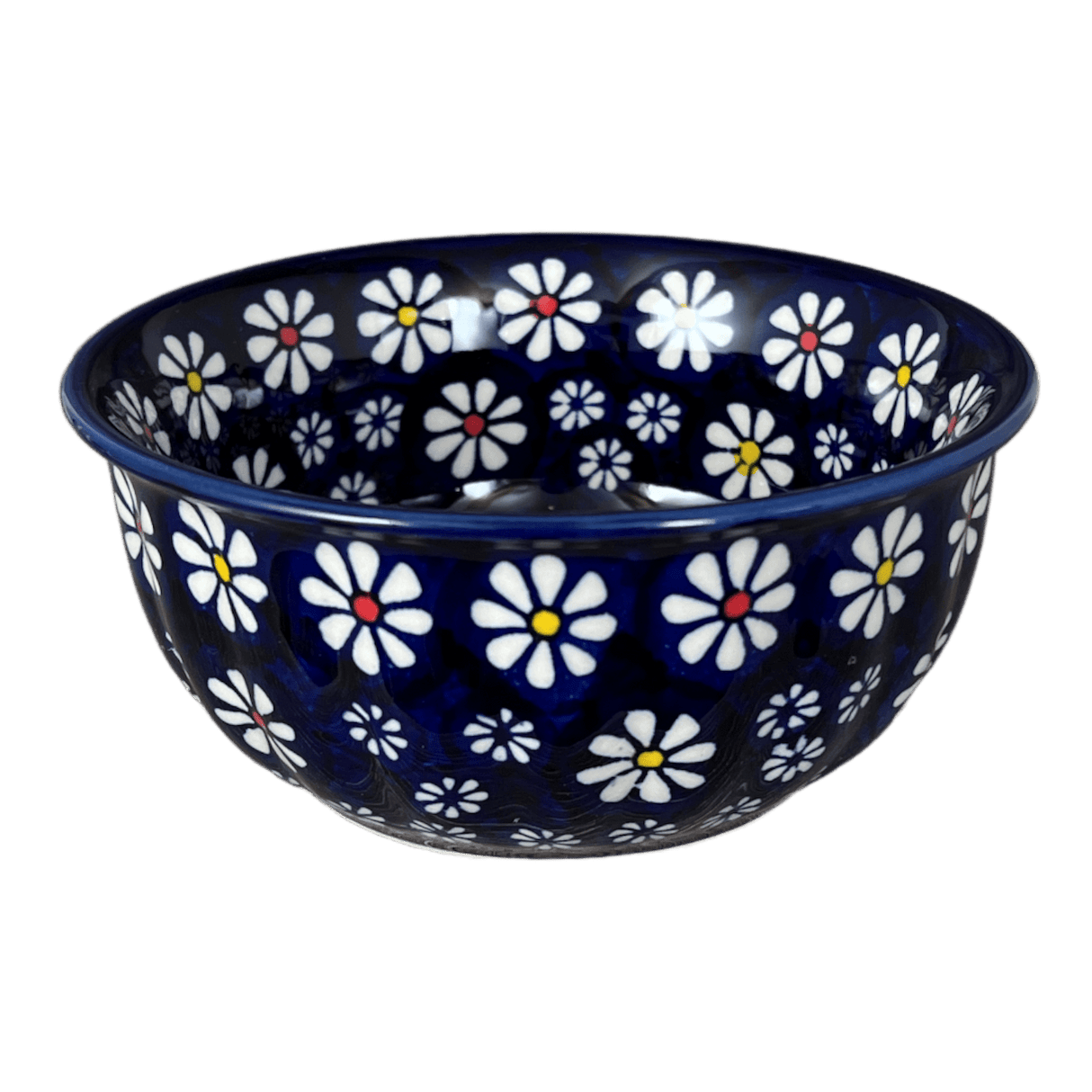 Bowl, Round, 5.5" in "Midnight Daisies" by Manufaktura | M083S-S002