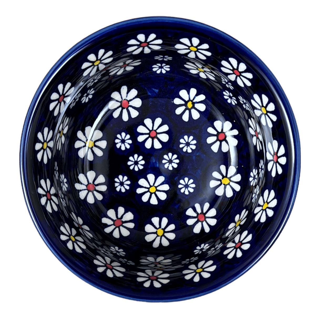 Bowl, Round, 5.5" in "Midnight Daisies" by Manufaktura | M083S-S002