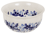 Bowl, Round, 5.5" in "Duet Blue Wreath" by Manufaktura | M083S-SB07