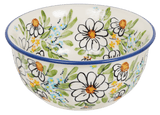 Bowl, Round, 5.5" in "Daisy Bouquet" by Manufaktura | M083S-TAB3