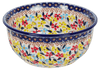Polish Pottery 5.5" Bowl (Wildflower Mix) | M083S-WK68 at PolishPotteryOutlet.com