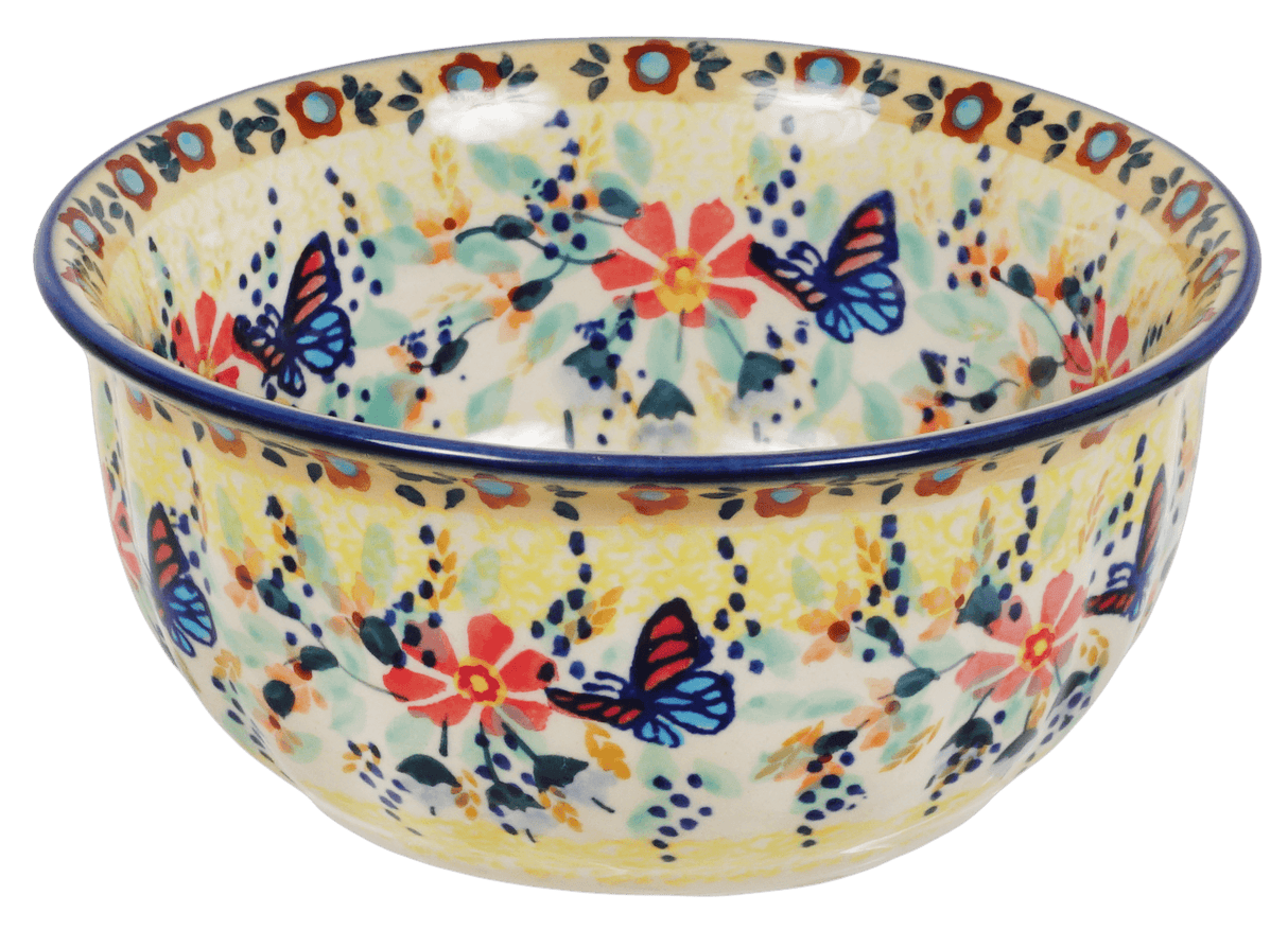 Bowl, Round, 5.5" in "Butterfly Bliss" by Manufaktura | M083S-WK73