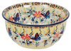 Polish Pottery 5.5" Bowl (Butterfly Bliss) | M083S-WK73 at PolishPotteryOutlet.com