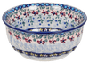 Polish Pottery 5.5" Bowl (Lilac Fields) | M083S-WK75 at PolishPotteryOutlet.com