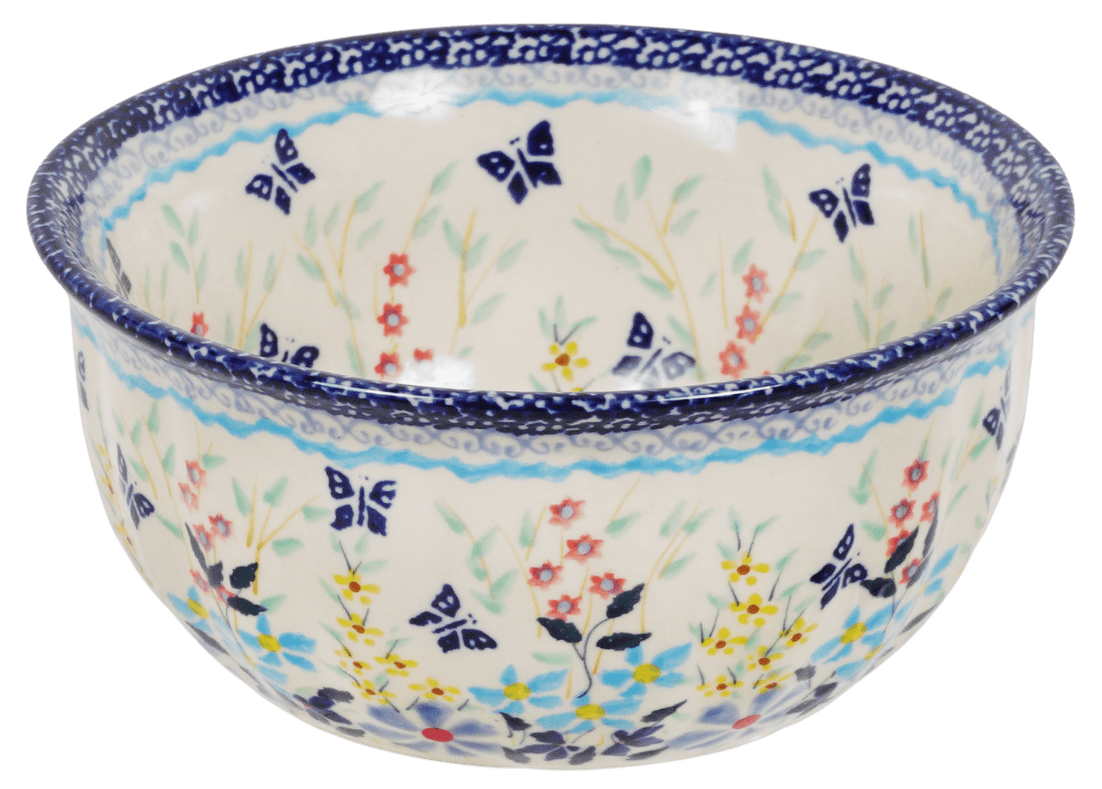 Bowl, Round, 5.5" in "Butterfly Bounty" by Manufaktura | M083S-WK76