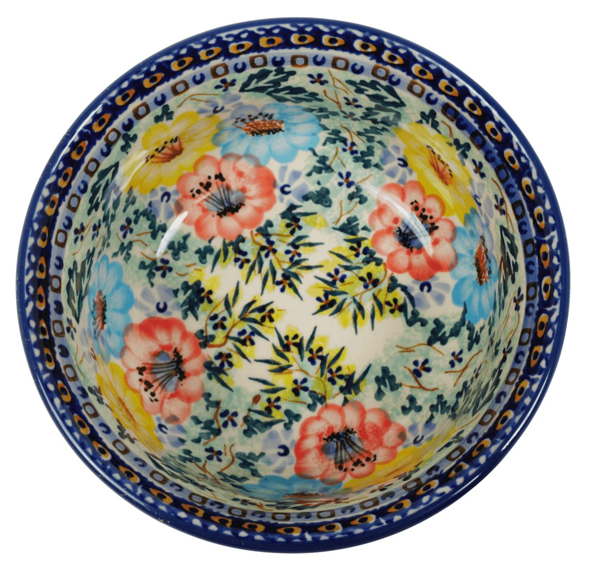 Bowl, Round, 5.5" in "Brilliant Garland" by Manufaktura | M083S-WK79