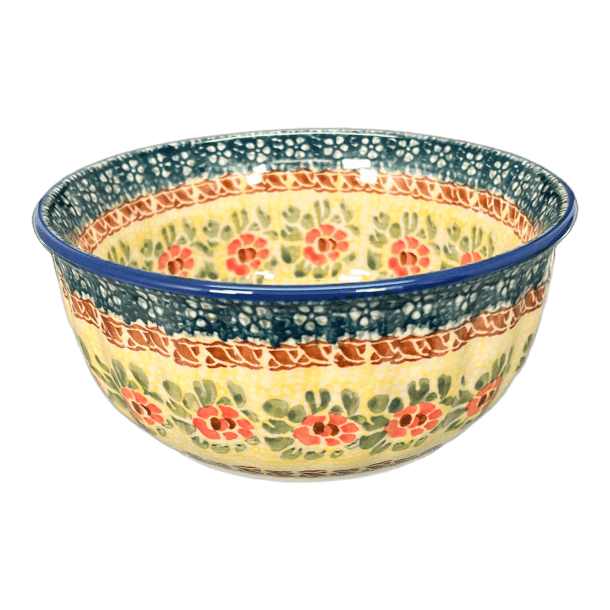 Bowl, Round, 5.5" in "Bountiful Blossoms" by Manufaktura | M083S-WKLZ