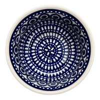 A picture of a Polish Pottery 5.5" Bowl (Gothic) | M083T-13 as shown at PolishPotteryOutlet.com/products/5-5-bowl-gothic-m083t-13