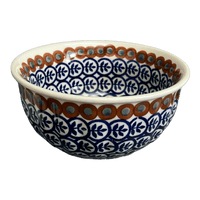 A picture of a Polish Pottery 5.5" Bowl (Olive Garden) | M083T-48 as shown at PolishPotteryOutlet.com/products/5-5-bowl-olive-garden-m083t-48