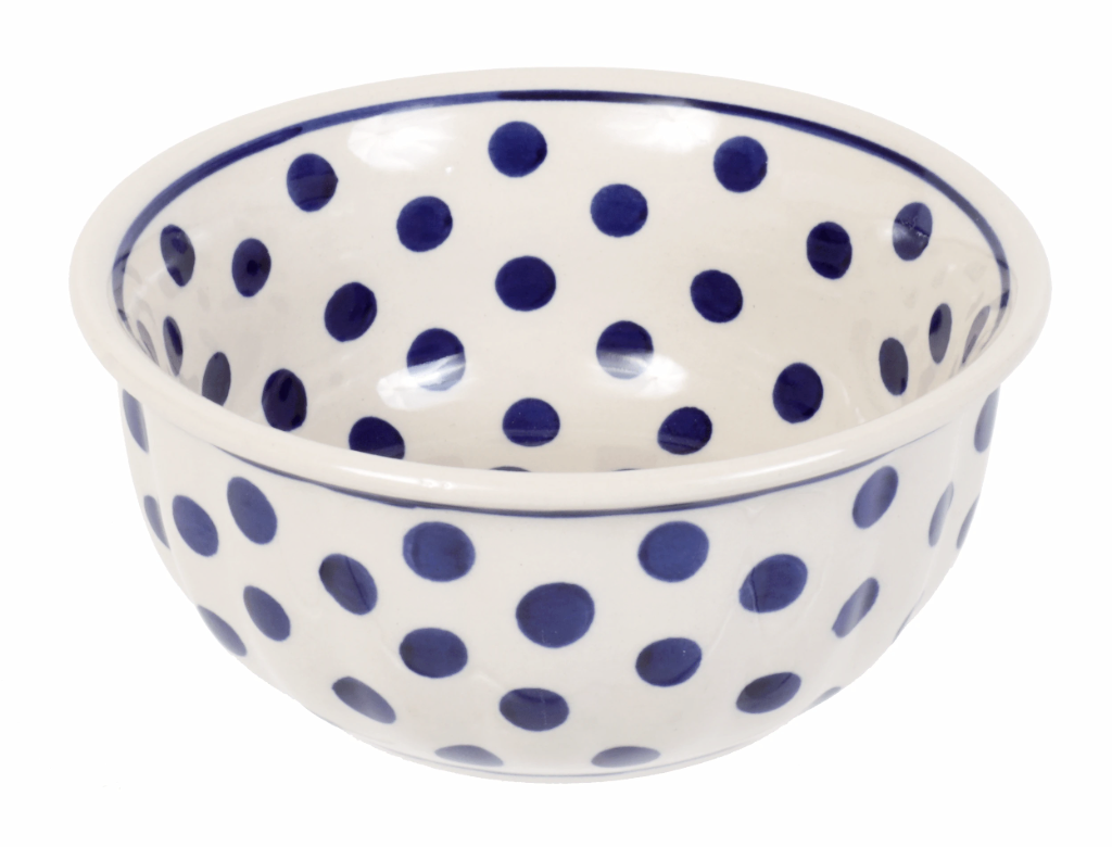 Bowl, Round, 5.5" in "Polka Dot" by Manufaktura | M083T-61