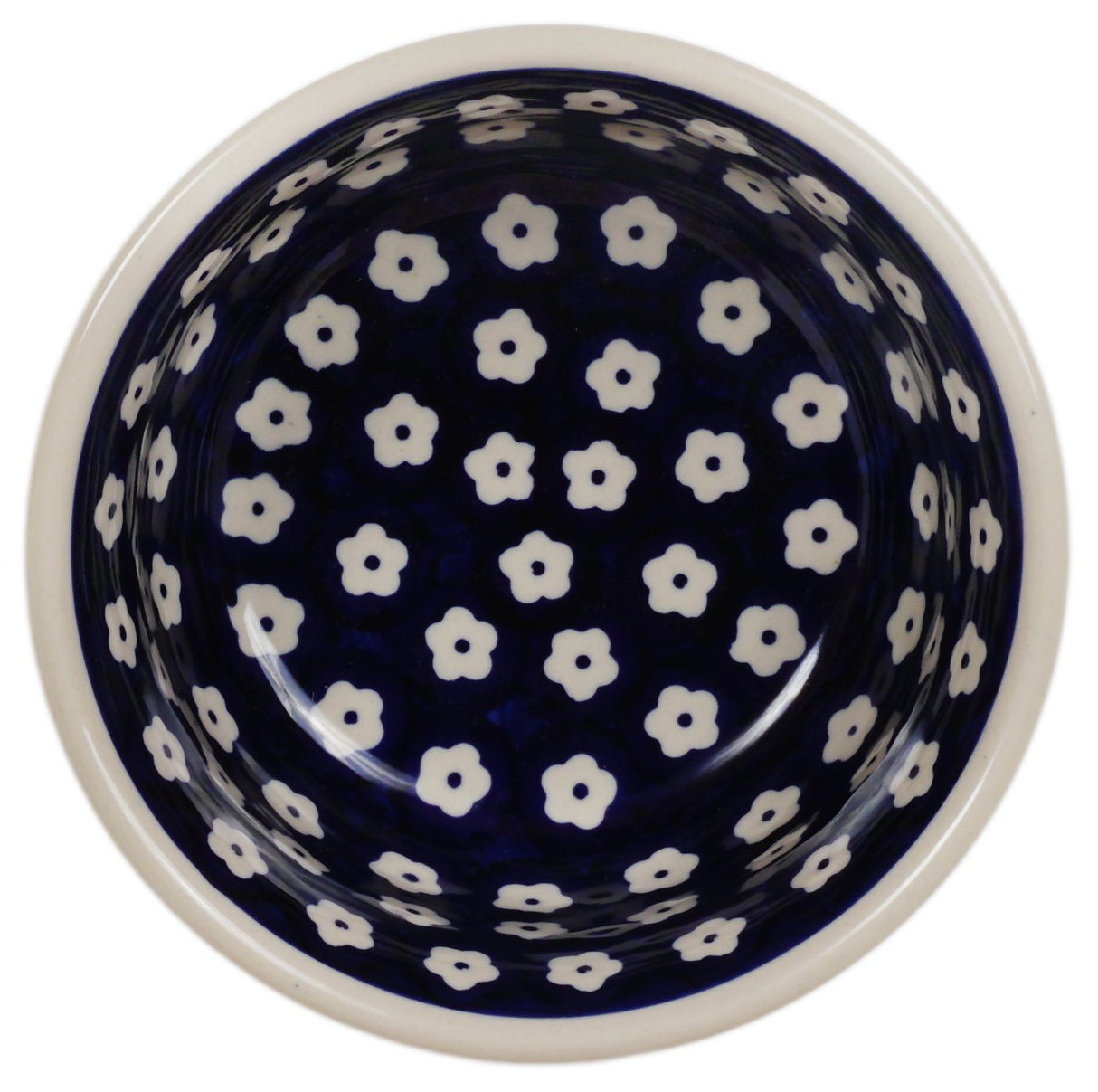 Bowl, Round, 5.5" in "Flower Dot" by Manufaktura | M083T-70M