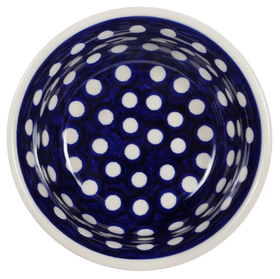 Polish Pottery Bowl, Round, 5.5" in "Hello Dotty" by Manufaktura | M083T-9 Additional Image at PolishPotteryOutlet.com