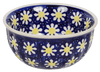 Polish Pottery 5.5" Bowl (Mornin' Daisy) | M083T-AM at PolishPotteryOutlet.com