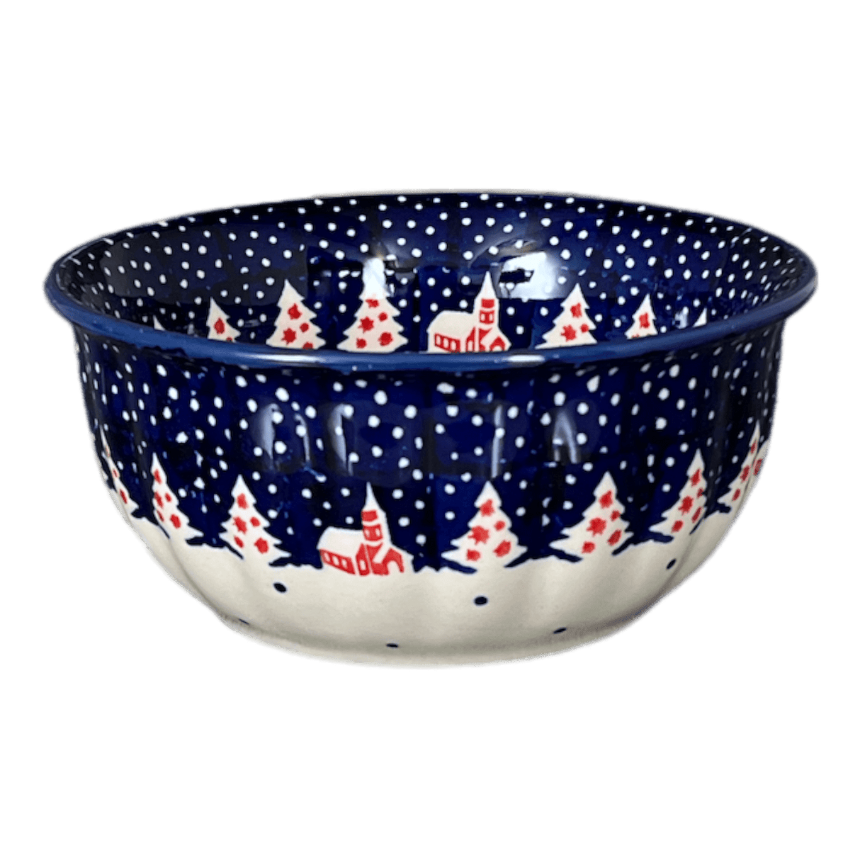 Bowl, Round, 5.5" in "Christmas Chapel" by Manufaktura | M083T-CHDK