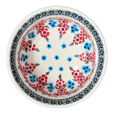 Bowl, Round, 5.5" in "Floral Symmetry" by Manufaktura | M083T-DH18