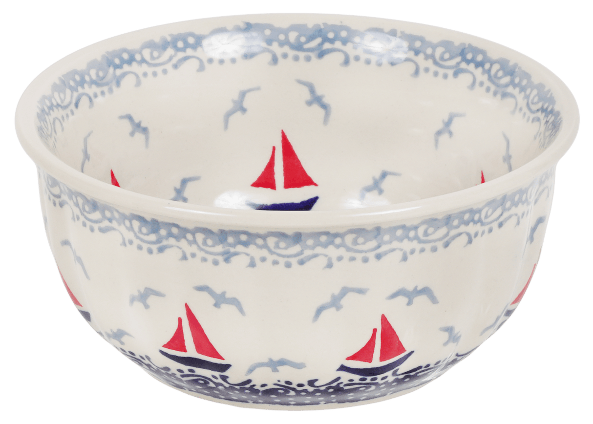 Bowl, Round, 5.5" in "Smooth Seas" by Manufaktura | M083T-DPML