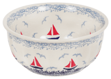 Bowl, Round, 5.5" in "Smooth Seas" by Manufaktura | M083T-DPML