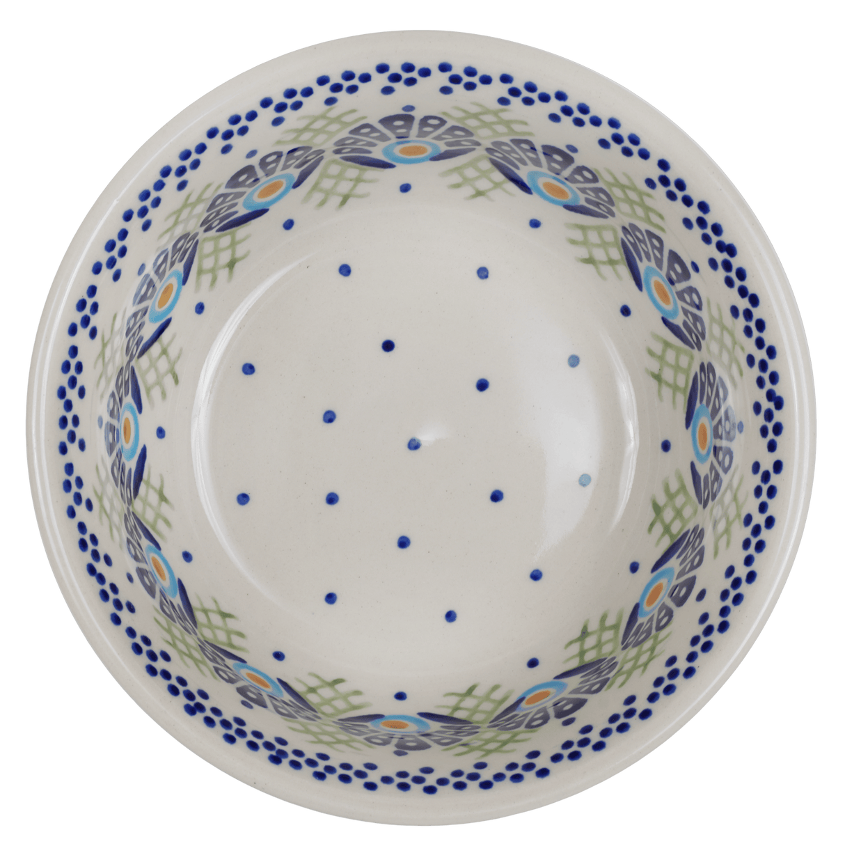 Bowl, Round, 5.5" in "Peacock's Pride" by Manufaktura | M083T-DPPP