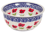 Bowl, Round, 5.5" in "Poppy Garden" by Manufaktura | M083T-EJ01