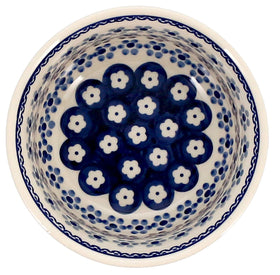 Polish Pottery 5.5" Bowl (Floral Chain) | M083T-EO37 Additional Image at PolishPotteryOutlet.com