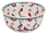 Bowl, Round, 5.5" in "Red Bird" by Manufaktura | M083T-GILE