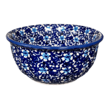 Bowl, Round, 5.5" in "Blue on Blue" by Manufaktura | M083T-J109