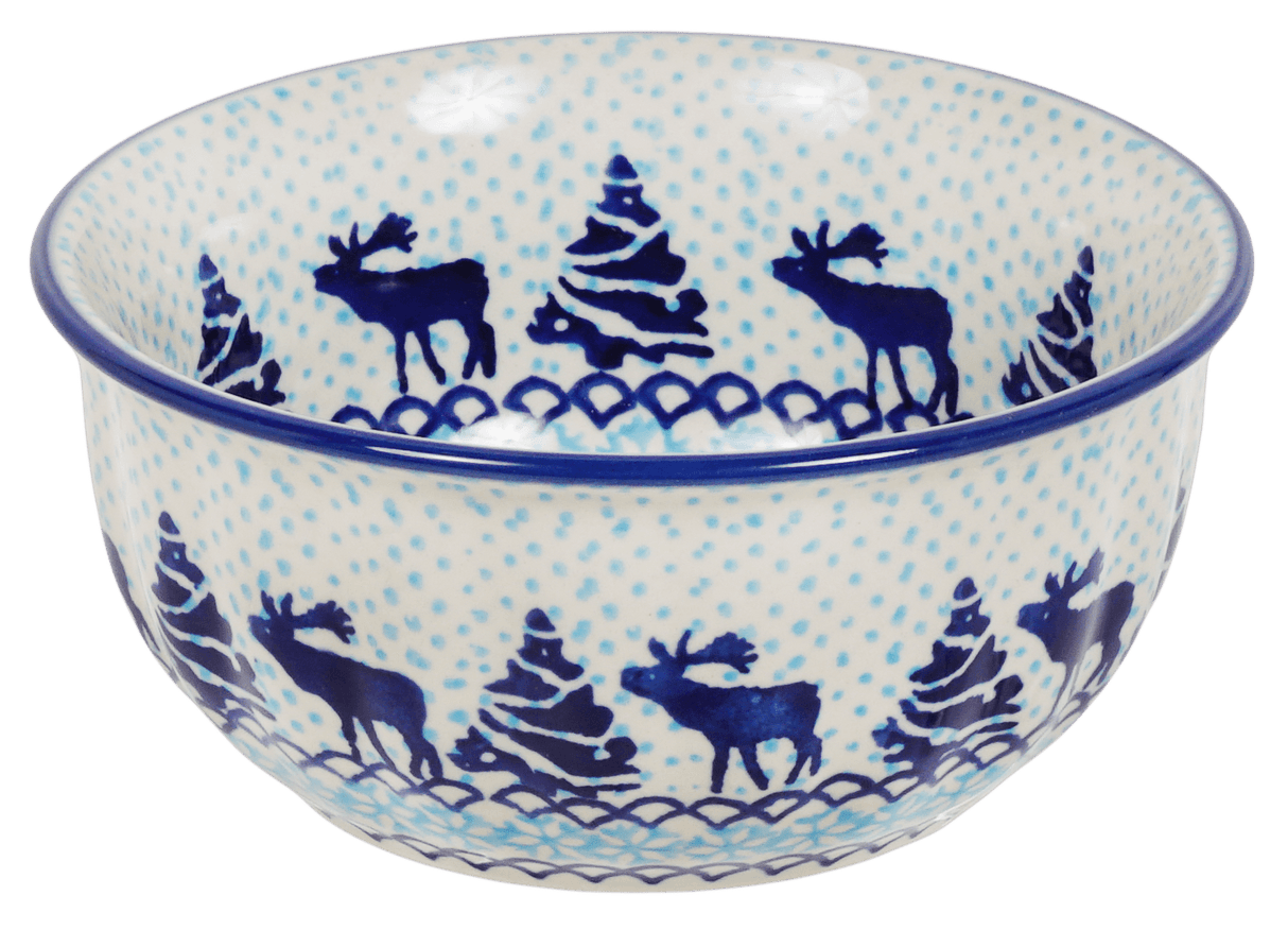 Bowl, Round, 5.5" in "Peaceful Season" by Manufaktura | M083T-JG24